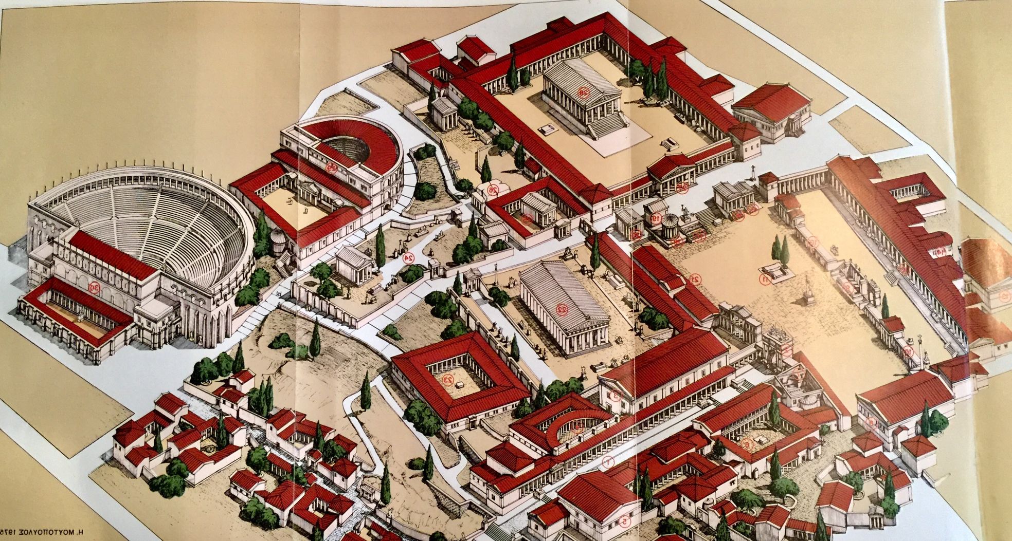 Rendition of Corinth in its heyday